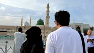 بیست هزار زائر مدینه بعد با قطار به شهر پیامبر میروند
