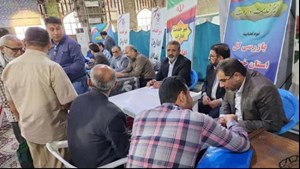 برپایی میز خدمت بازرسی کل ویژه خوزستان پس از نماز جمعه انجام شد