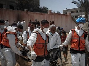 کشف یک گور دستهجمعی جدید حاوی دهها شهید فلسطینی