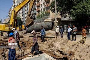 پیش از شروع بارندگیها؛ بهسازی و توسعه شبکه فاضلاب هشت نقطه بحرانی اهواز انجام شد