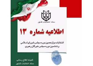 اطلاعیه شماره ۱۳ ستاد انتخابات منتشر شد؛ با کدام مدارک هویتی میتوان رای داد؟