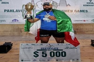 قهرمانی قیطاسی در مسابقات بین المللی قویترین مردان